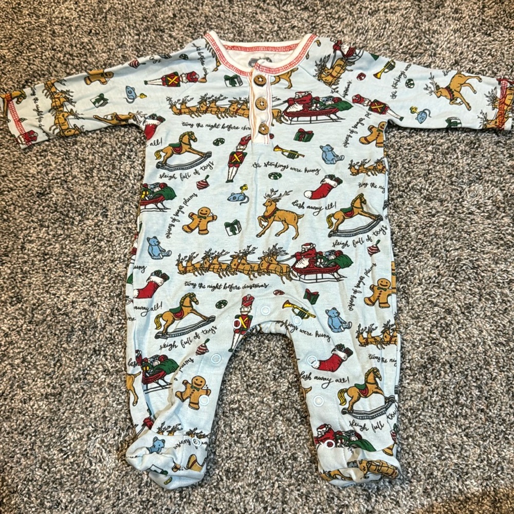 Mudpie Christmas onesie